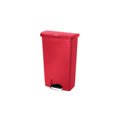 Rubbermaid 1883564 poubelle 30 L Rectangulaire Plastique, Résine Rouge