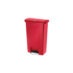 Rubbermaid 1883566 poubelle 49 L Rectangulaire Plastique, Résine Rouge