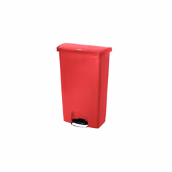 Rubbermaid 1883568, 68 L, Rectangulaire, Plastique, Résine, Rouge, Pédale, Plastique