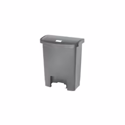 Rubbermaid 1883600, 30 L, Rectangulaire, Plastique, Résine, Gris, Pédale, Plastique