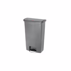 Rubbermaid 1883604, 68 L, Rectangulaire, Plastique, Résine, Gris, Pédale, Plastique