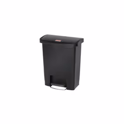 Rubbermaid 1883609, 30 L, Rectangulaire, Plastique, Résine, Noir, Pédale, Plastique