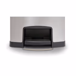 Rubbermaid 1901992 poubelle 49 L Rectangulaire Métal, Plastique Noir, Gris