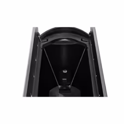 Rubbermaid 1901993 poubelle 49 L Rectangulaire Métal, Plastique Noir, Gris