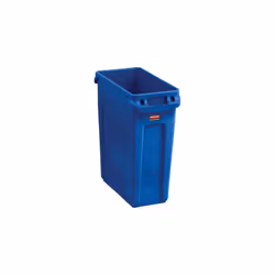 Rubbermaid 1971257 poubelle 60 L Rectangulaire Résine Bleu