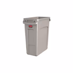 Rubbermaid SLIM JIM Rectangulaire Résine Beige