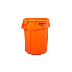 Rubbermaid BRUTE Rond Résine Orange