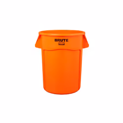 Rubbermaid BRUTE Rond Résine Orange