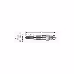 Bougie de prechauffage NGK Y-705RS Description Bougie de prechauffage NGK Y-705RS Bougie de préchauffage de la marque NGK, ve ...