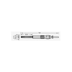 NGK - Bougie de prechauffage Y-507J DP32