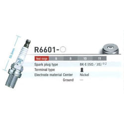 Bougie d'allumage NGK R6601-8 3033