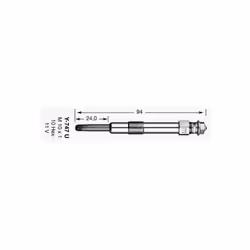 Bougie de prechauffage NGK Y-747U DP26 Description Bougie de prechauffage NGK Y-747U DP26 Bougie de préchauffage de la marque ...