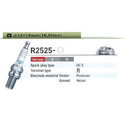 Bougie d'allumage NGK R2525-10 5281