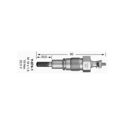 NGK - Bougie de prechauffage Y-874-1
