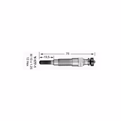 Bougie de prechauffage NGK Y-107-1 Description Bougie de prechauffage NGK Y-107-1 Bougie de préchauffage de la marque NGK, ve ...
