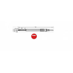 Bougie de prechauffage NGK Y-748U DP14