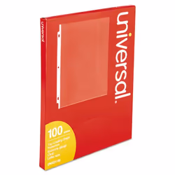 Universal UNV21130, lettre, Transparent, Polypropylène (PP), Portrait, 100 pièce(s)