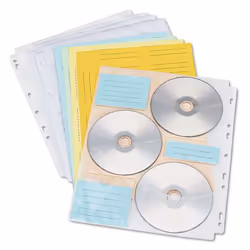 Innovera IVR39301, Étui pour classeur, 3 disques, Transparent, Polypropylène (PP), 120 mm, Résistant à la poussière, Résistan ...