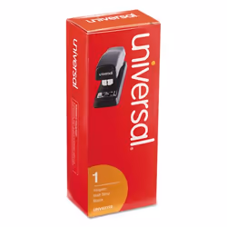 Universal UNV43119, 12 feuilles, Noir, Métallique, 6.35 mm, Plastique, 7 cm, 105 agrafes