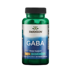 Swanson Max Strength Gaba 60 Veg Caps x 750 Mg