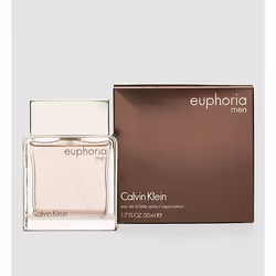 Calvin Klein Euphoria 50ml, Hommes, 50 ml, Gingembre, Basil (herb),Cedar wood,Sage, Ambre, Patchouli, Amber,Patchouli