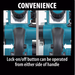 Makita KP0810 rabot électrique Noir, Bleu 16000 tr/min 850 W - Vue supplémentaire 5
