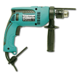 Makita HP1640K perceuse 2800 tr/min Clé 2 kg Noir, Turquoise
