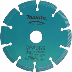 Disque à tronçonner diamanté Makita; 125 mm