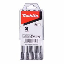 Makita D-00795, Perceuse, Embout de perçage à spirales, Béton, Maçonnerie, SDS Plus, Acier inoxydable, 5 pièce(s)