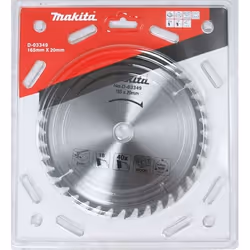 Lame de scie Makita; 165x2x20,0 mm; Z40; 18°