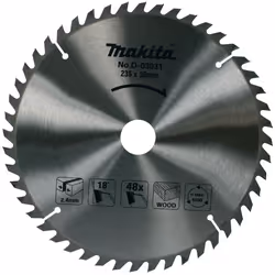 Makita D-03931, Bois, 23,5 cm, 3 cm, 2,4 mm, Makita, 18°