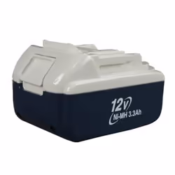 Makita BH1233C, Batterie, Hybrides nickel-métal (NiMH), 3,3 Ah, 12 V, Noir, Blanc, 1 pièce(s)