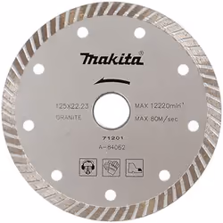 Disque à tronçonner diamanté Makita Turbo; 125 mm