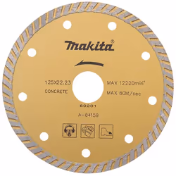 Disque à tronçonner diamanté Makita; 125 mm