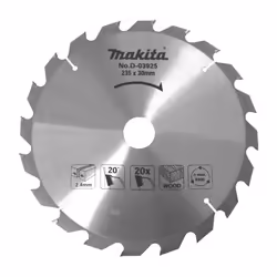 Lames carbure bois standard, pour scies circulaires MAKITA Lames de scie circulaire standard Lames déclinées en différentes l ...