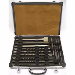 Ensemble de forets et ciseaux Makita; SDS-plus; 17 pcs