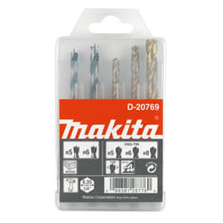 Ensemble de forets Makita; 5/6/8 mm; 5 unités