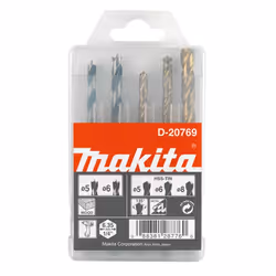 Ensemble de forets Makita; 5/6/8 mm; 5 unités