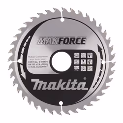 Lame de scie Makita; 165x2,4x30,0 mm; Z40; 20°