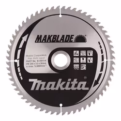 Lame de scie Makita MAKBLADE; 255x2,3x30,0 mm; Z60; 5°