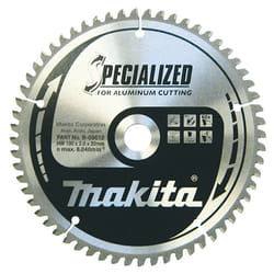 Lame de scie pour aluminium Makita; 190x2x20,0 mm; Z60; -5°