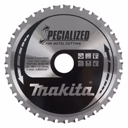 Lame de scie pour le métal Makita; 185x1,9x30,0 mm; Z36; 0°