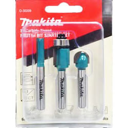 Coffret de forêts pour le bois Makita; 3 unités
