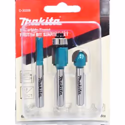 Coffret de forêts pour le bois Makita; 3 unités