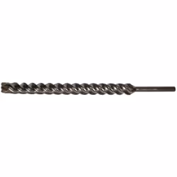 Foret HM NEMESIS pour marteaux SDS-MAX La pointe massive en carbure avec 4 tranchants assure une performance de perçage optim ...