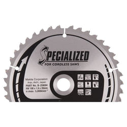 Lame de scie Makita; 190x1,9x20,0 mm; Z40; -18°