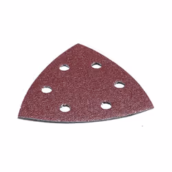 Papier de verre pour ponceuse delta 93x93 mm; P60/80/100/120/180; 10 unités