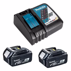 Description générale Le pack comprend 2 batteries 18 V à technologie Li-Ion d'une capacité de 3,0 Ah, offrant une grande auto ...