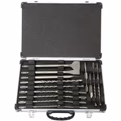 Description générale Le coffret de 17 pièces SDS-Plus Makita D-42444 est un ensemble complet conçu pour les perforateurs à em ...