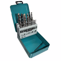 Makita D-46202, Perceuse, Ensemble de forets, Métal, Bois, 18 pièce(s), 3, 4, 5, 6, 8, 10